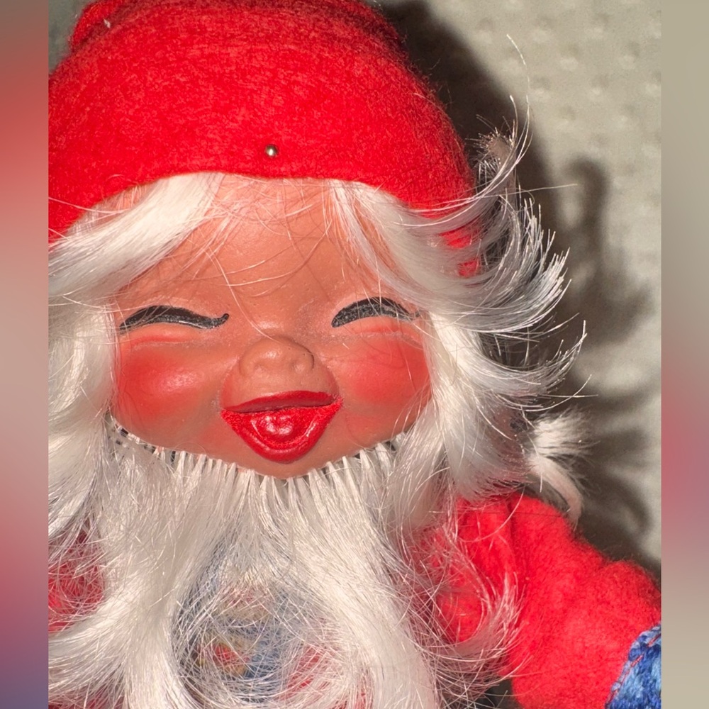 Vintage Arne Hasle Askim Norge Nordic Christmas Folklore Nisse Elf Gnome Doll - Picture 4 of 4